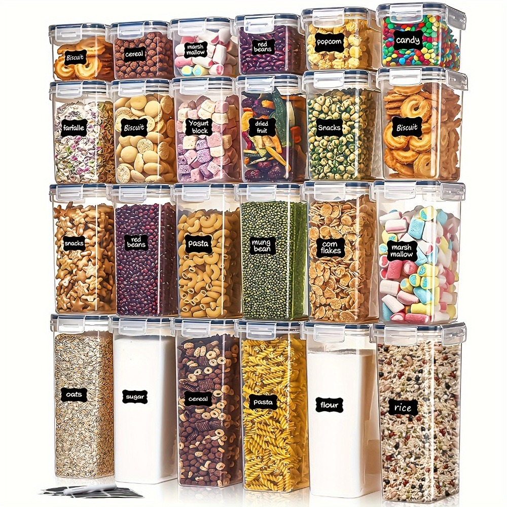 Kitchen Appliances Organizer - 24 Recipientes para Almacenamiento de Alimentos,
