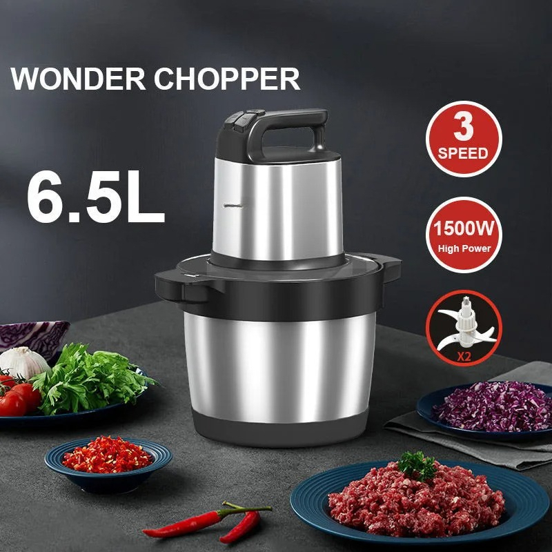 Food Processor Large - Picadora de Carne Eléctrica de 1500W:
