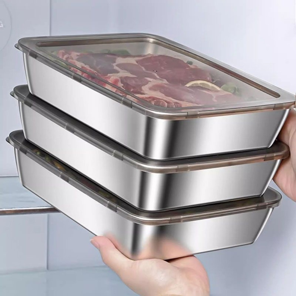 Kitchen Appliances Organizer - Bandeja de Servicio de Acero Inoxidable