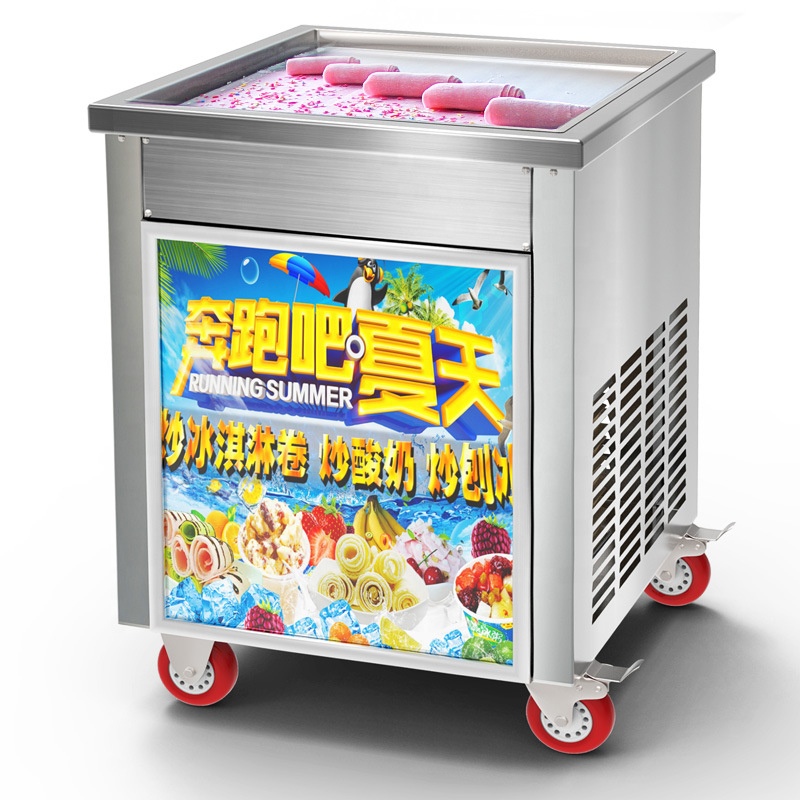 Ice Cream Maker Electric - Máquina de hielo para freír, máquina