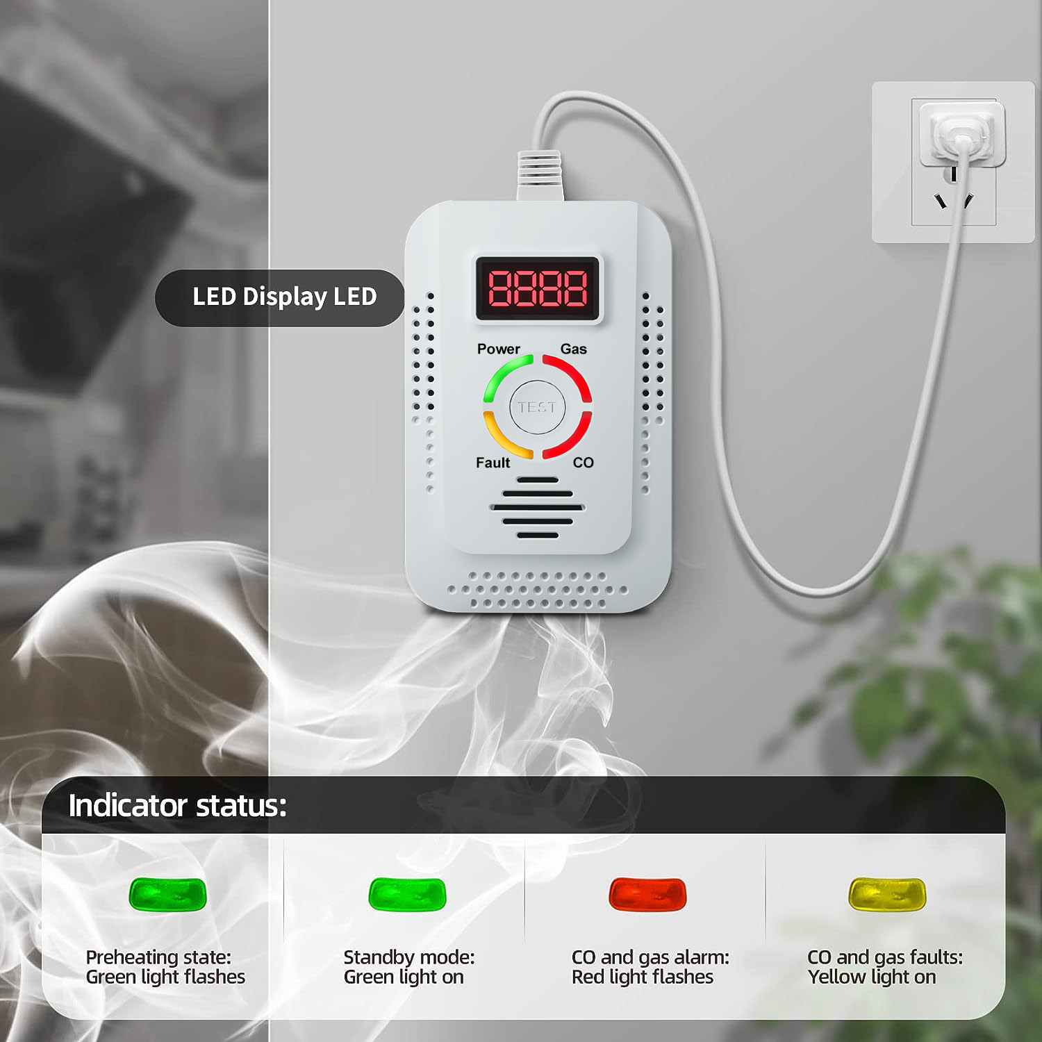 Kitchen Appliances Video - Detector de Gas Natural 2 en