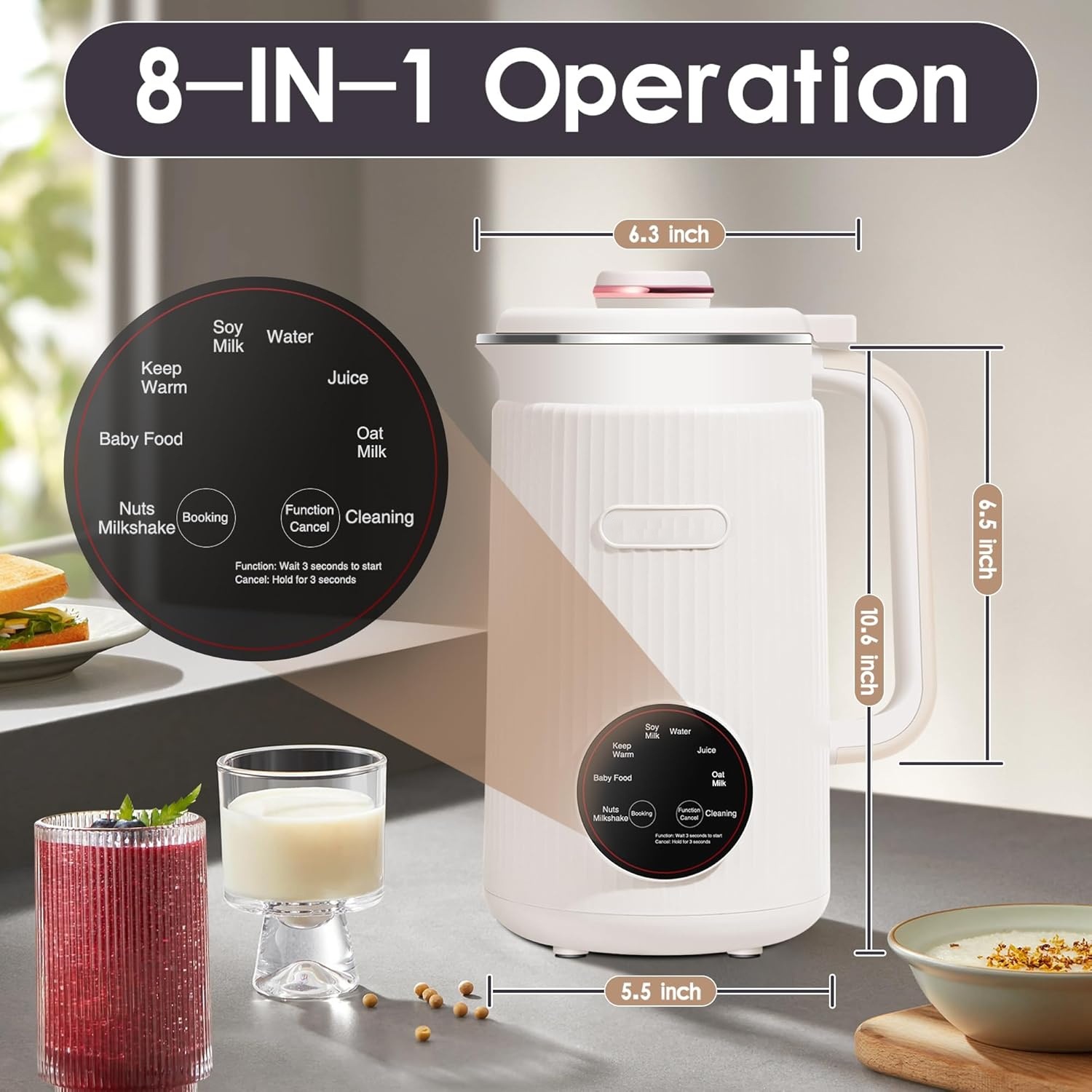 Mini Máquina para Leche de Soy - Kitchen Appliances Lowes reseña y precio
