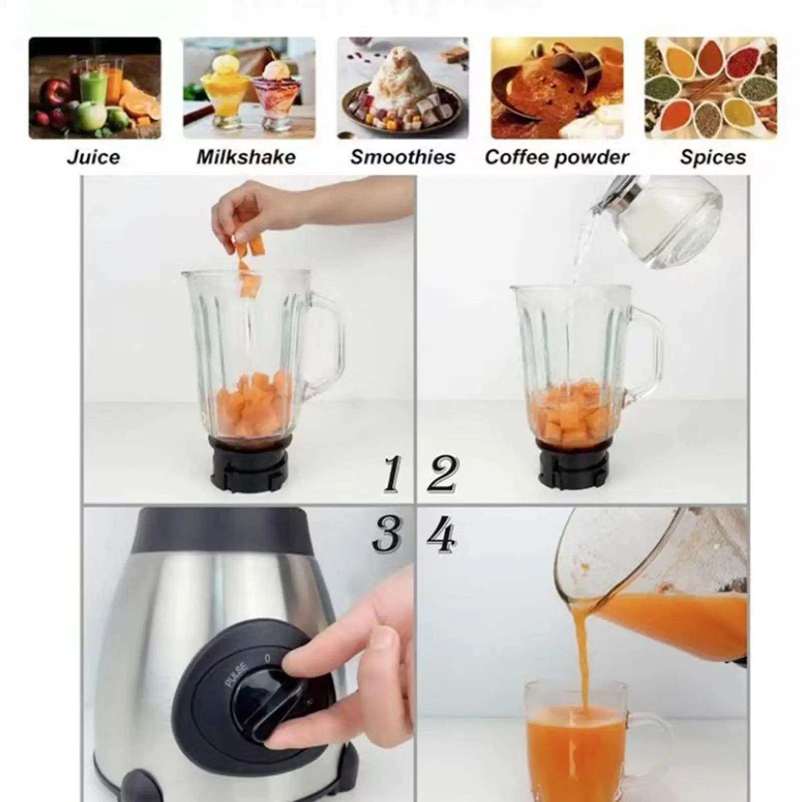 Licuadoras para Cocina de Gran - Food Processor Large reseña y precio