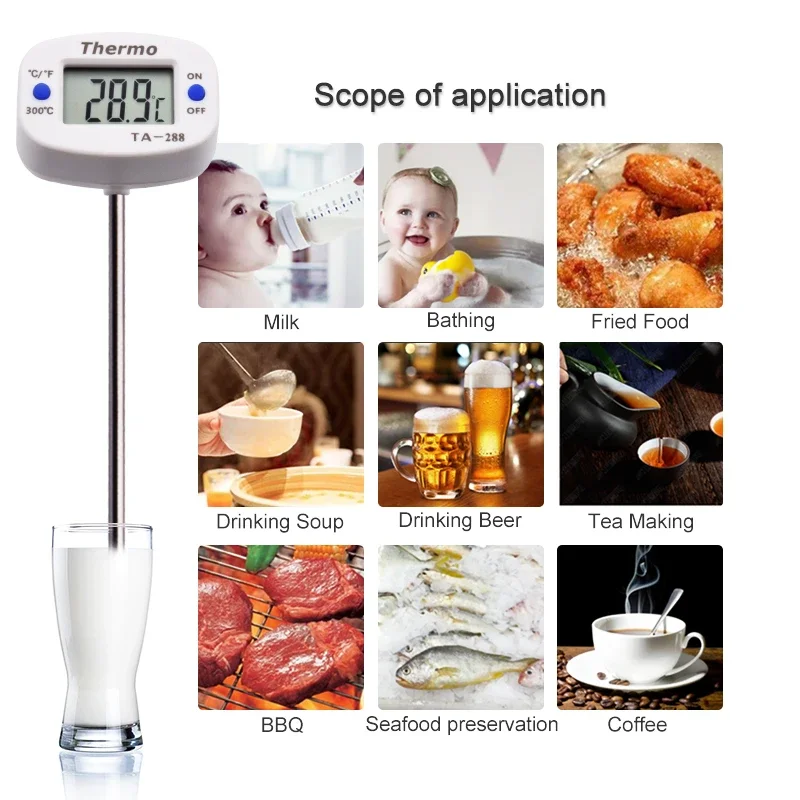 Termómetro Digital LCD TA288,  - Kitchen Appliances Video reseña y precio