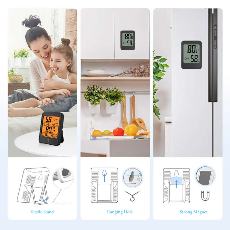 Medidor Digital de humedad y t - Kitchen Appliances Video reseña y precio