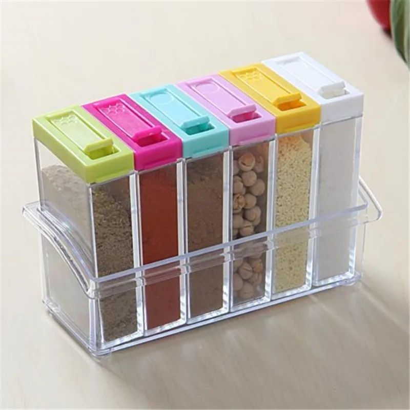 Caja de condimentos transparen - Kitchen Appliances Organizer reseña y precio