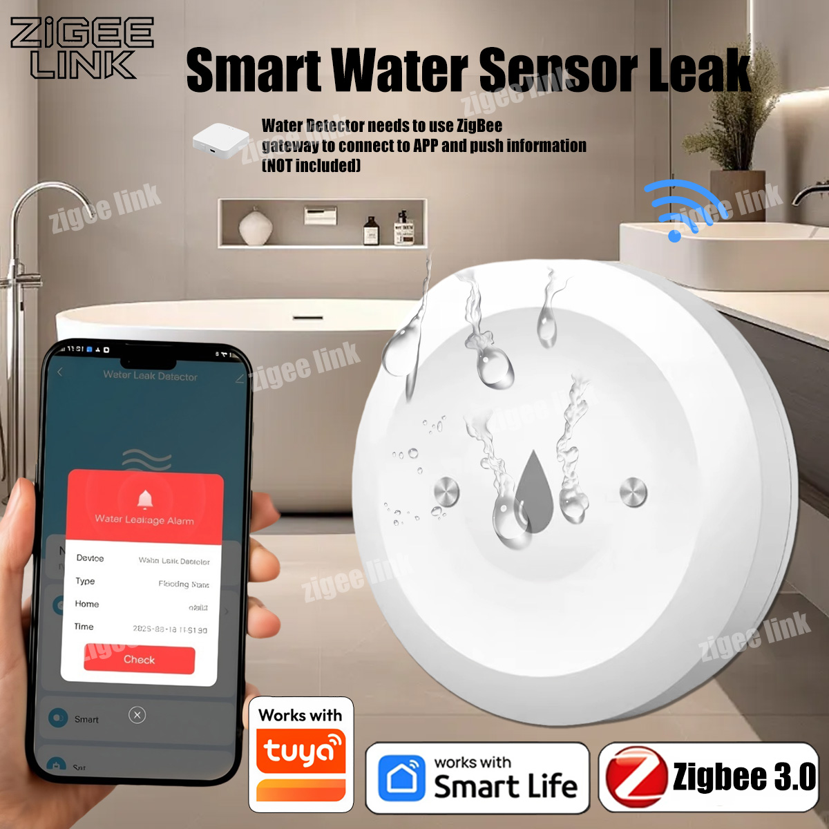 Sensor inteligente de fugas de - Kitchen Appliances Video reseña y precio