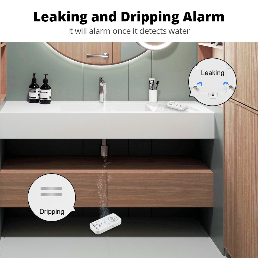 KERUI-Sensor de agua inalámbri - Kitchen Appliances Video reseña y precio