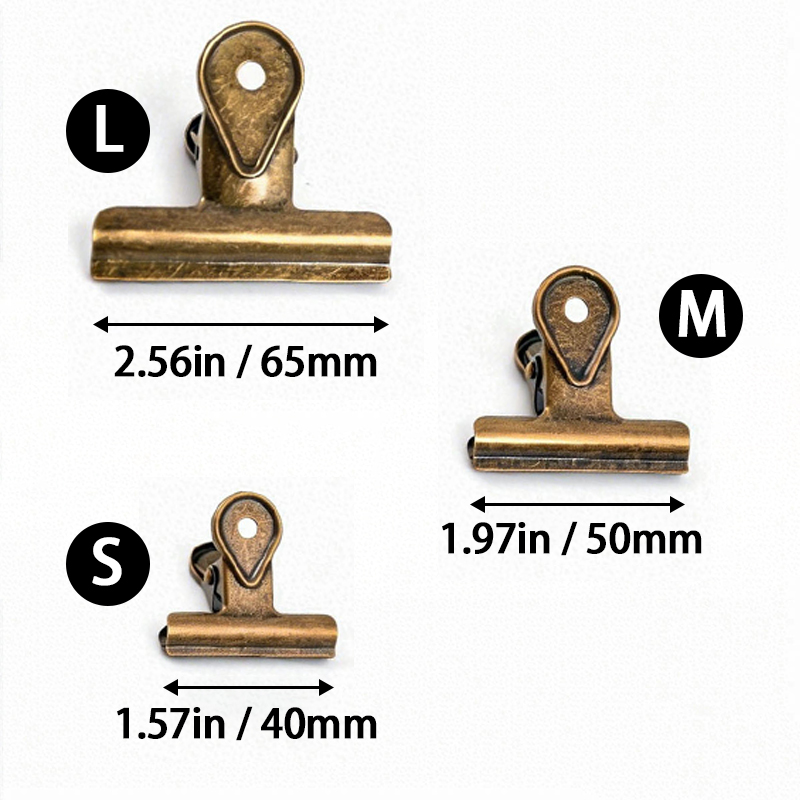Clips Bulldog, 3 Piezas de Cli - Kitchen Appliances Organizer reseña y precio