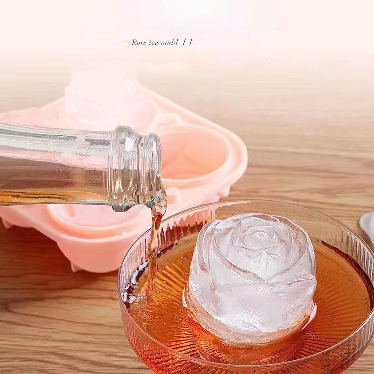 Moldes de hielo de rosas 3D, b - Kitchen Appliances Store reseña y precio