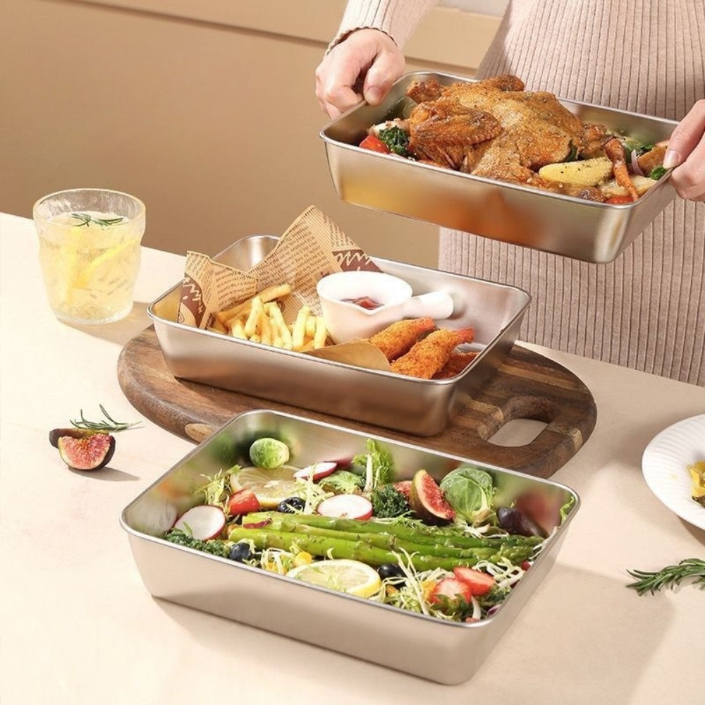Bandeja de Servicio de Acero I - Kitchen Appliances Organizer reseña y precio