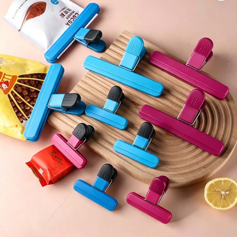 4 clips portátiles de plástico - Kitchen Appliances Garage reseña y precio