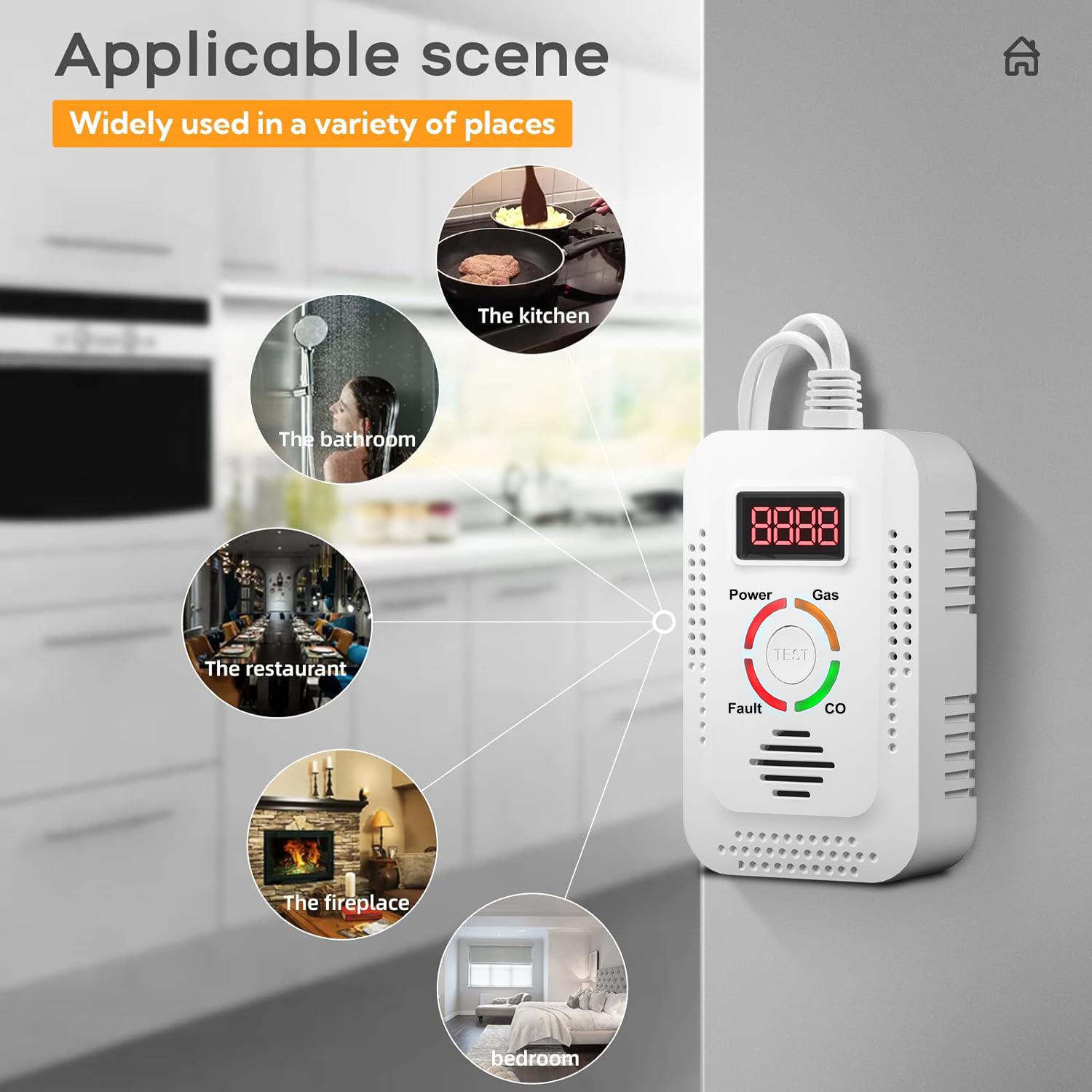Detector de Gas Natural 2 en 1 - Kitchen Appliances Video reseña y precio